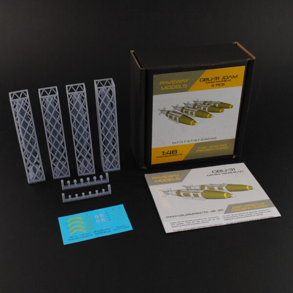 GBU-31 JDAM (MK-84), set de 4 - 1:48
