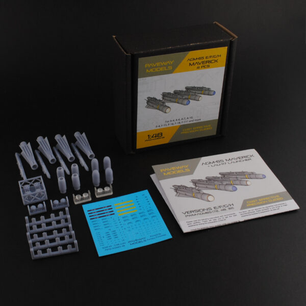 AGM-65 Maverick E/F/G/H, set de 4 - 1:48