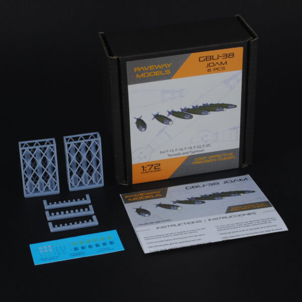 GBU-38 JDAM, set de 6 - 1:72