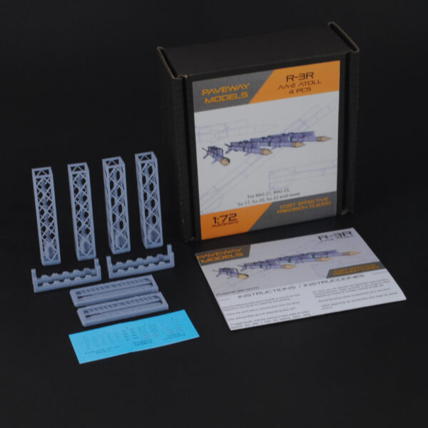 R-3R (AA-2 Atoll) + APU-13-2, set de 4 - 1:48